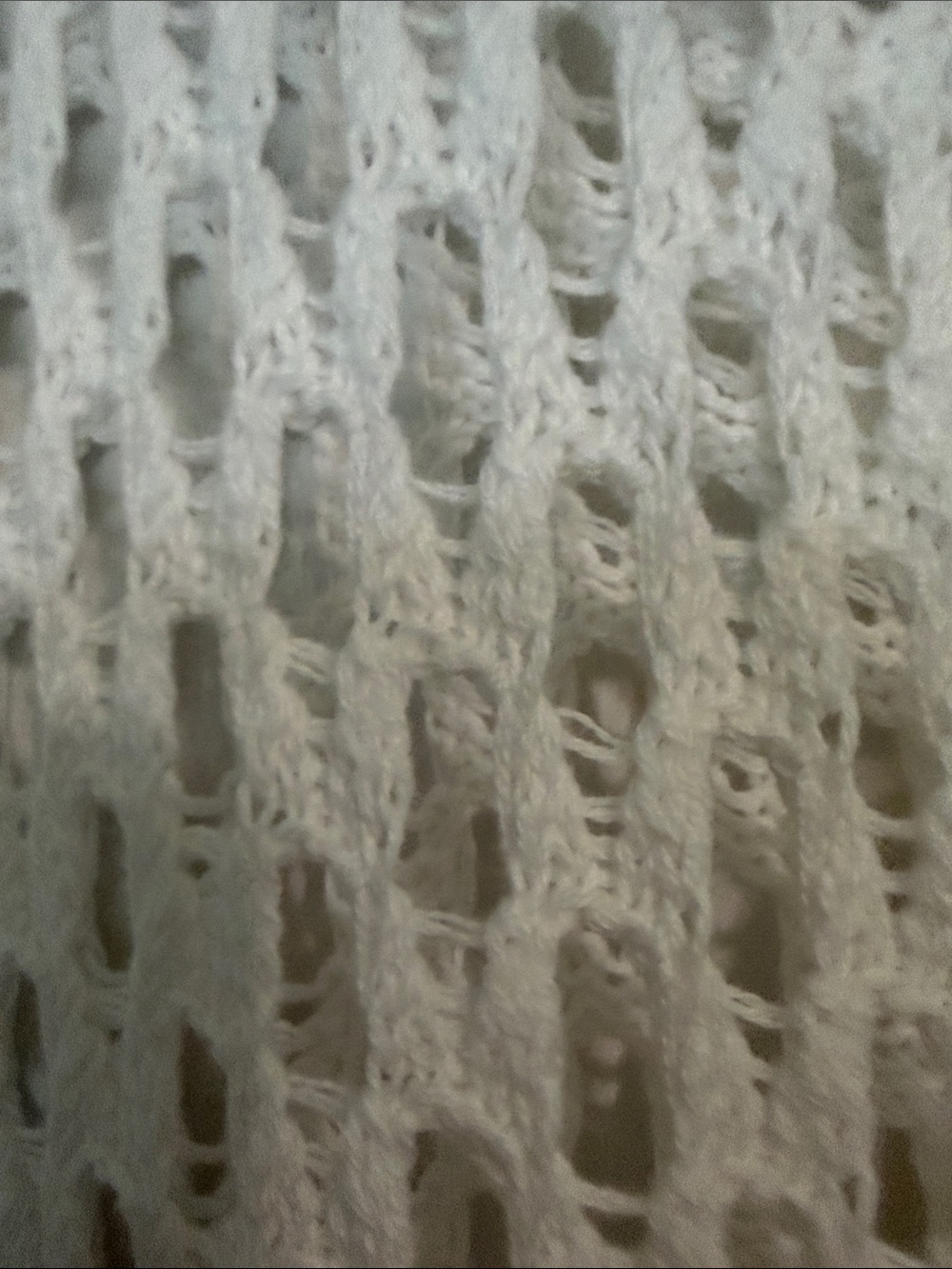 VENUS White Open-Weave Scoop Neck Pullover - Picture 3 of 5